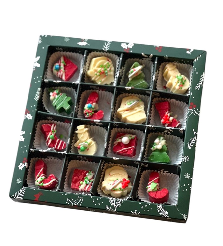 Yılbaşı Chocolate Box Green 16