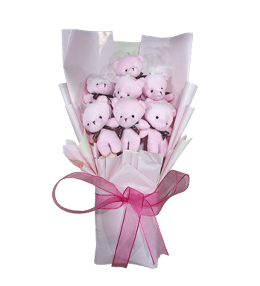 Teddy Bear Ayıcık Buketİ Pembe