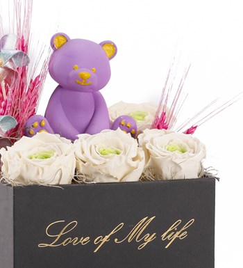 Love Of My Life Serisi Tinker Bell Solmayan Gül Tasarım ve Çikolata