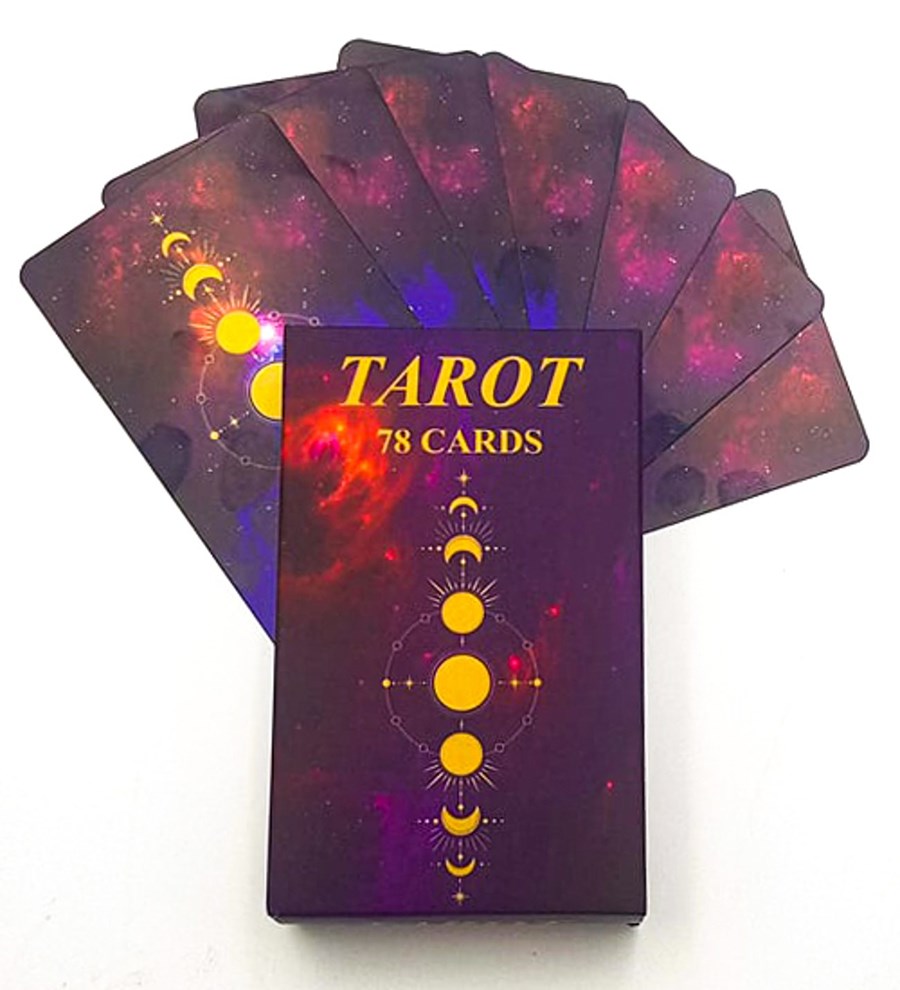 Kasa İçerisinde Sevgililer Günü Temalı Kişiye Beyaz Metal Kutulu Mum & Tarot Kartları Hediye Seti