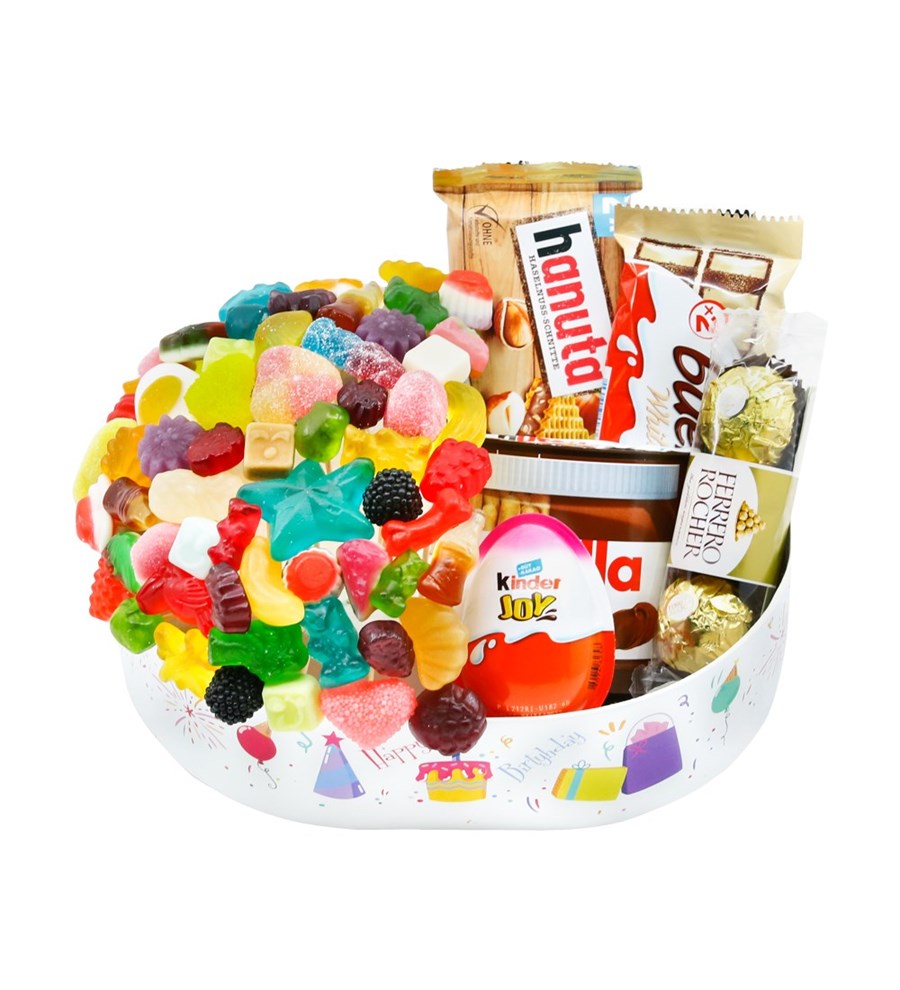 Fancy Colours Doğum Günü Jelly Çikolata Kutusu