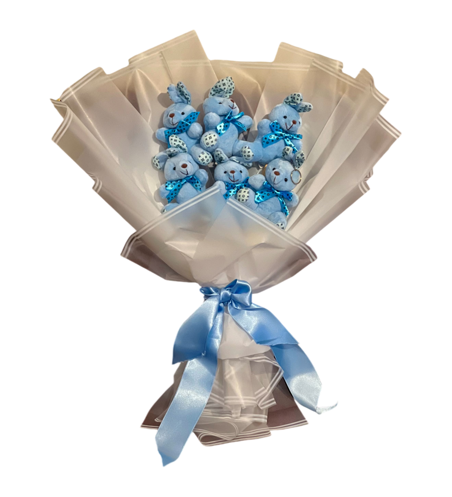 Bear Blue Bouquet