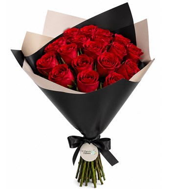 Lilyana Flowers - Premium Kırmızı Gül Buketi