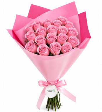 Lilyana Flowers - Premium Pembe Gül Buketi