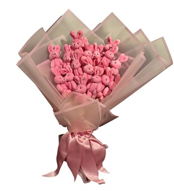 Rabbit Pink Bouquet