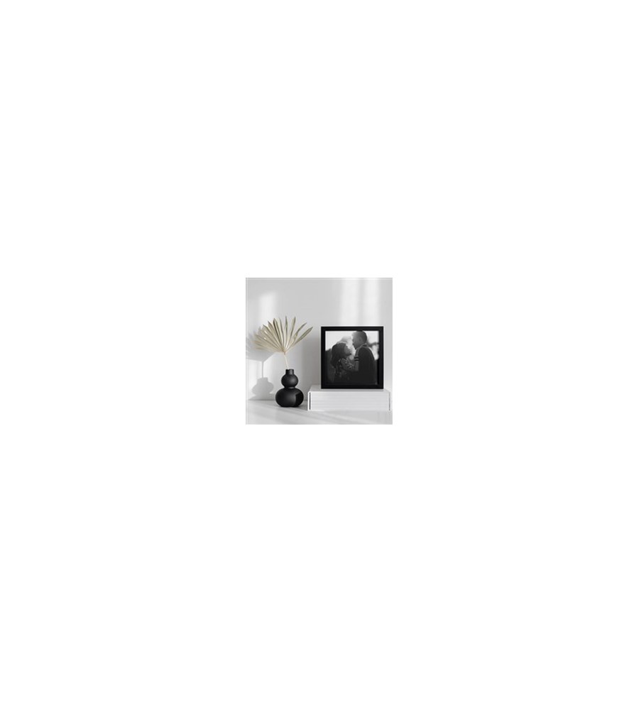20x20 Fotoğraflı Yapışan Siyah Çerçeve Seti - 3'lü
